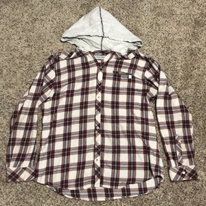 Men’s Buckle Departwest Hooded Flannel Size XLarge